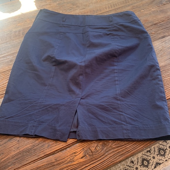 Navy blue pencil skirt 12 - Picture 3 of 4